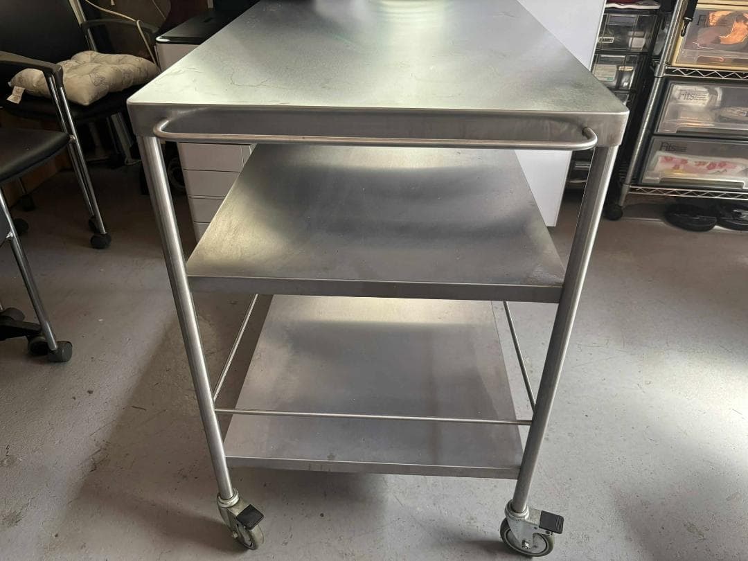 ぴかるーたん IKEA FLYTTA フリッタキャスター付 ステンレス