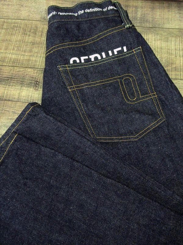 極美品 濃紺 シークエル フラグメントデザイン セルビッチ デニム パンツ S