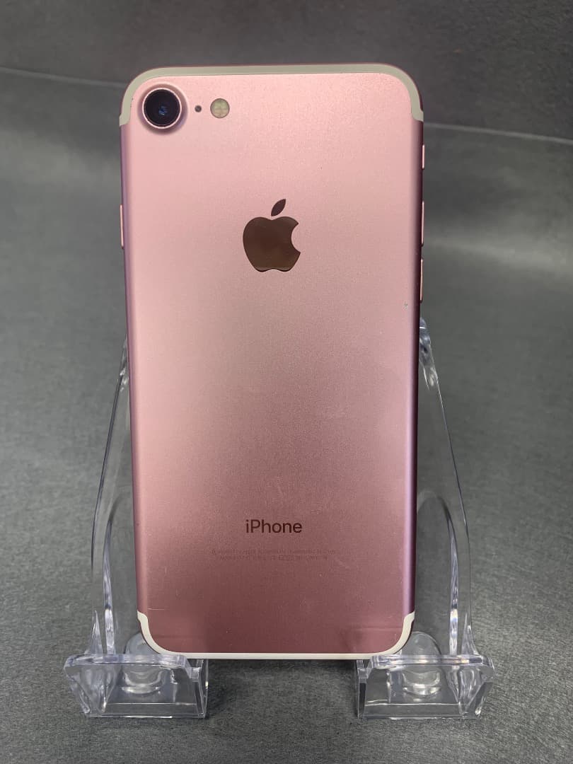 中古品　国内版　SIMフリー　iPhone７　128GB ローズゴールト色