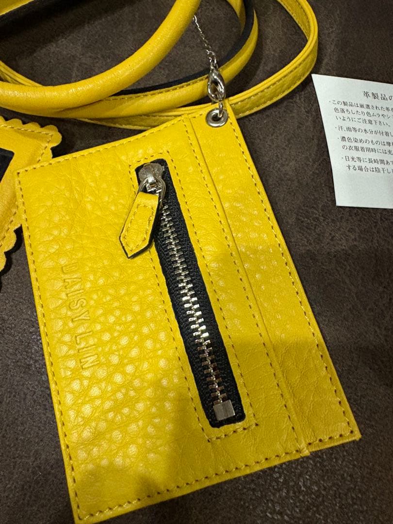 フォクシーＤＡＳＹＬＩＮＦＯＸＥＹ黄イエローハンドバッグショルダー34825