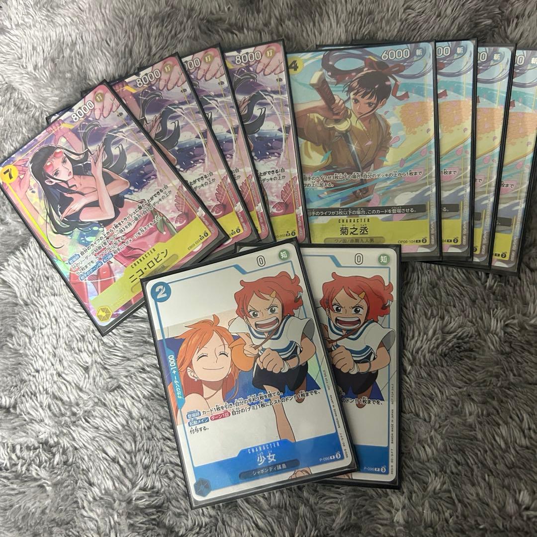 黄ルフィ 青黄ナミ フルパラ デッキパーツ