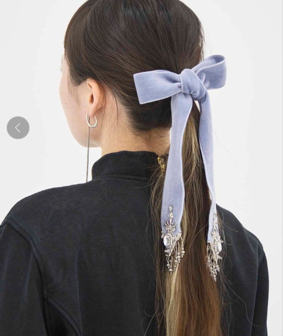 tanakadaisuke ベルベットリボン　Lavender gray