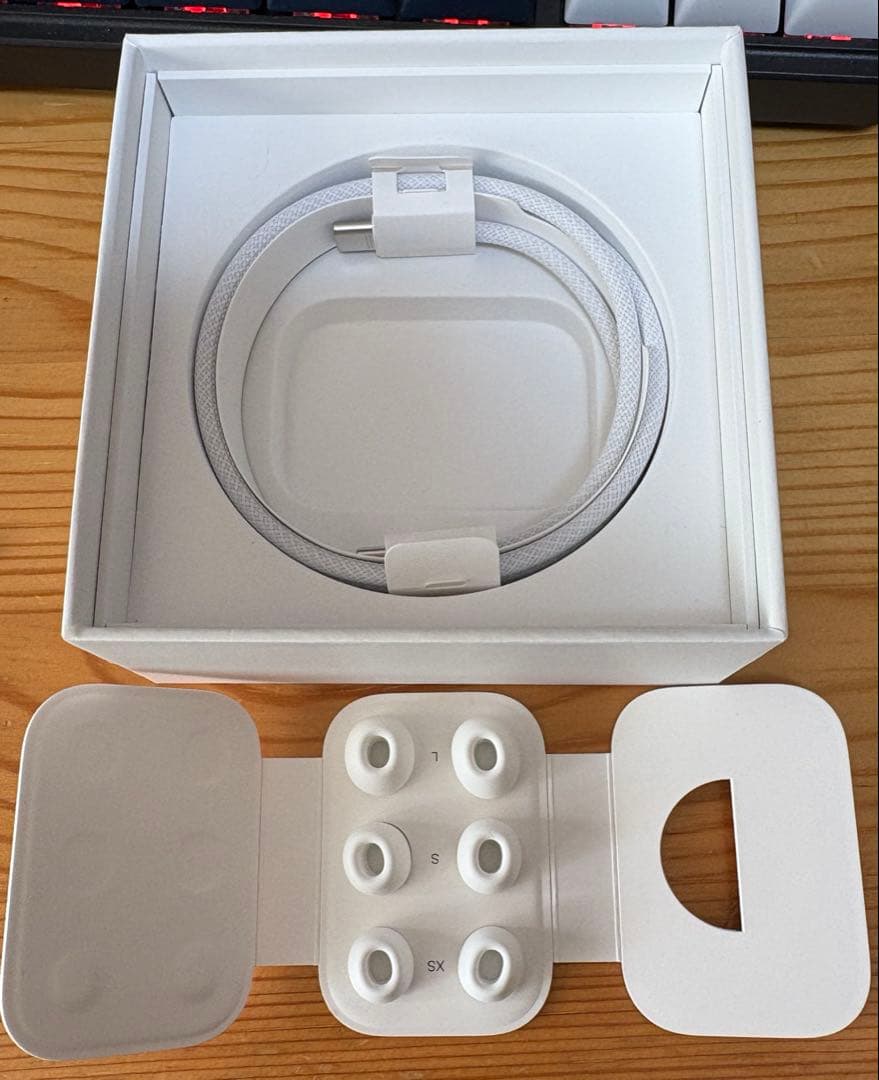 AirPods Pro2 美品 Apple保証期間内 新品ケース付 エアーポッズ