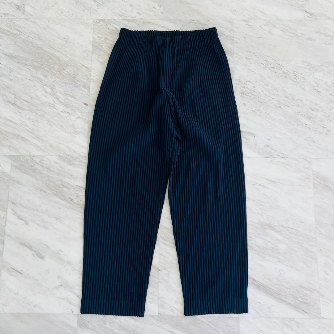 E PLISSE ISSEY MIYAKE プリーツパンツ Navy