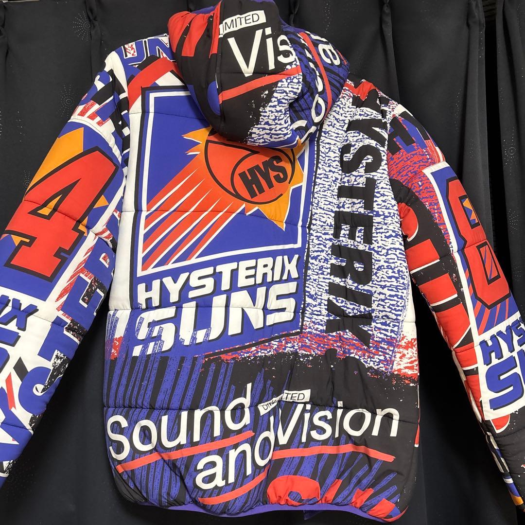 ヒステリックグラマー　アップリケフーデッドブルゾン（M）