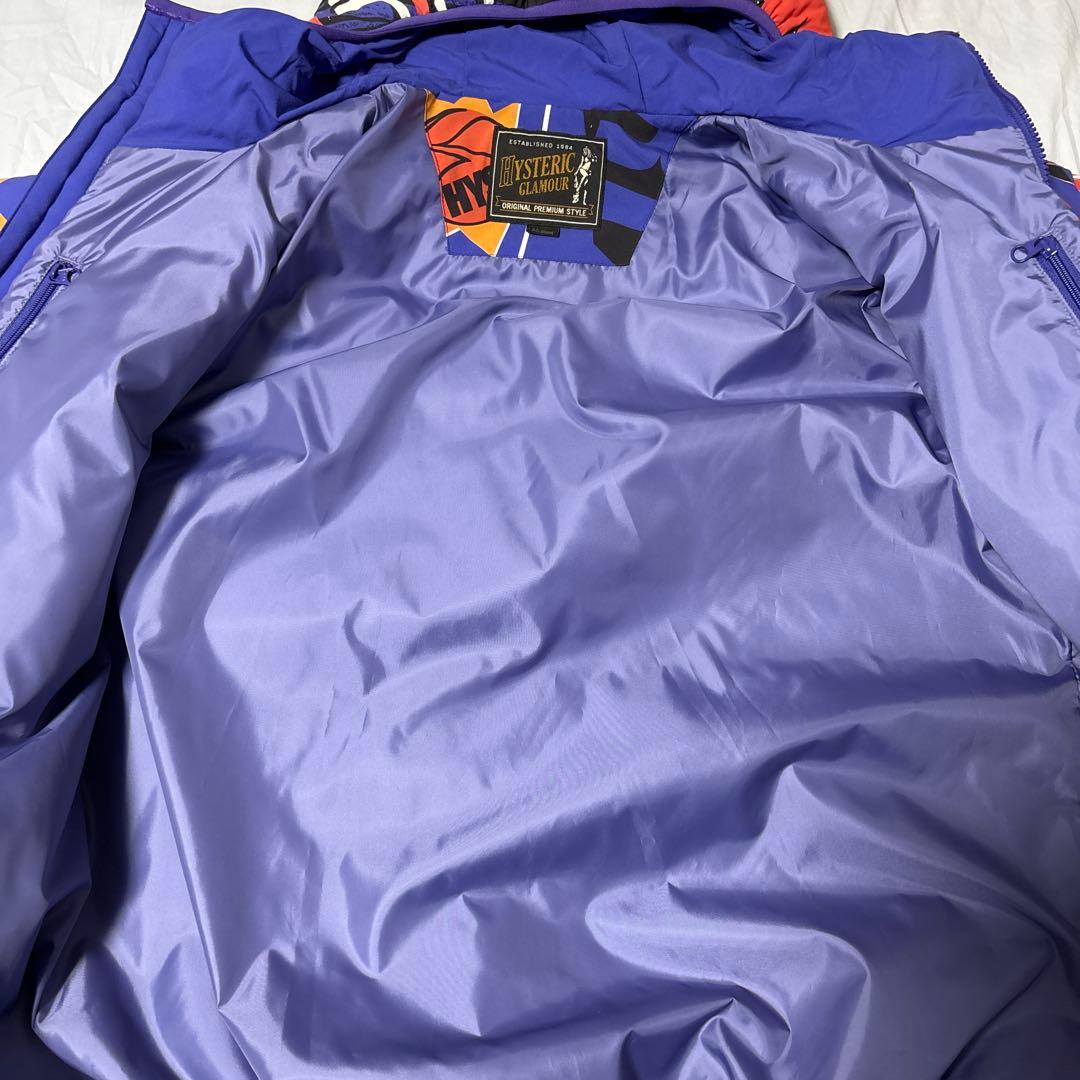 ヒステリックグラマー　アップリケフーデッドブルゾン（M）