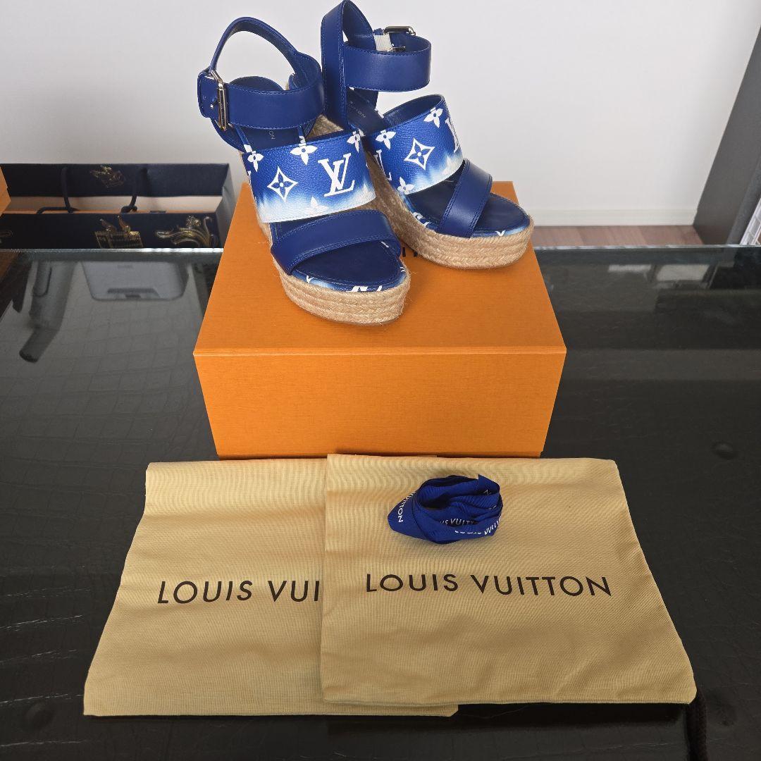 ルイヴィトン サンダル LVエスカル スターボードライン ウエッジソール