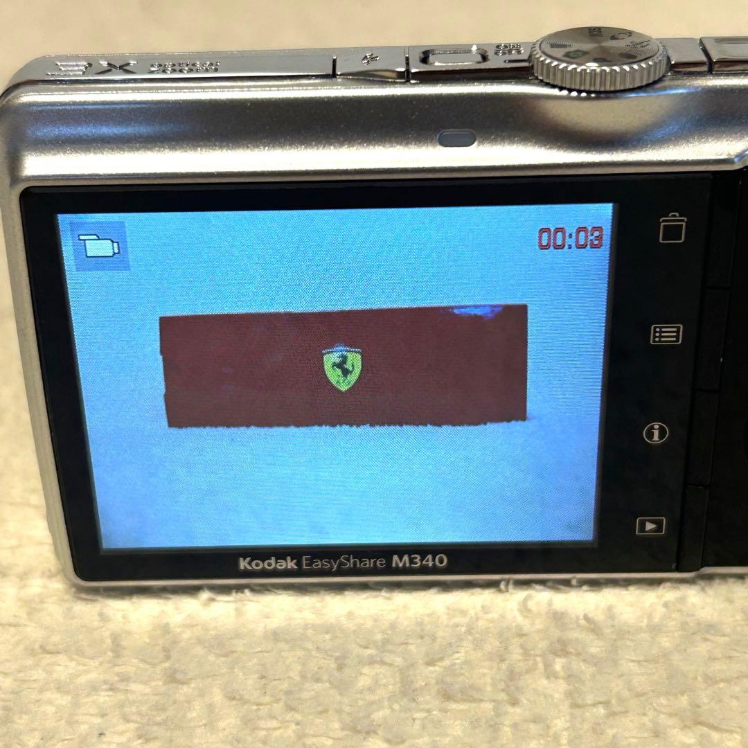 【極美品】コダック Easyshare M340 シルバー コンデジ デジカメ