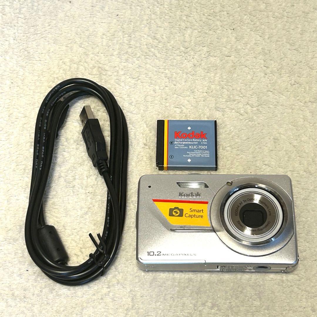 【極美品】コダック Easyshare M340 シルバー コンデジ デジカメ