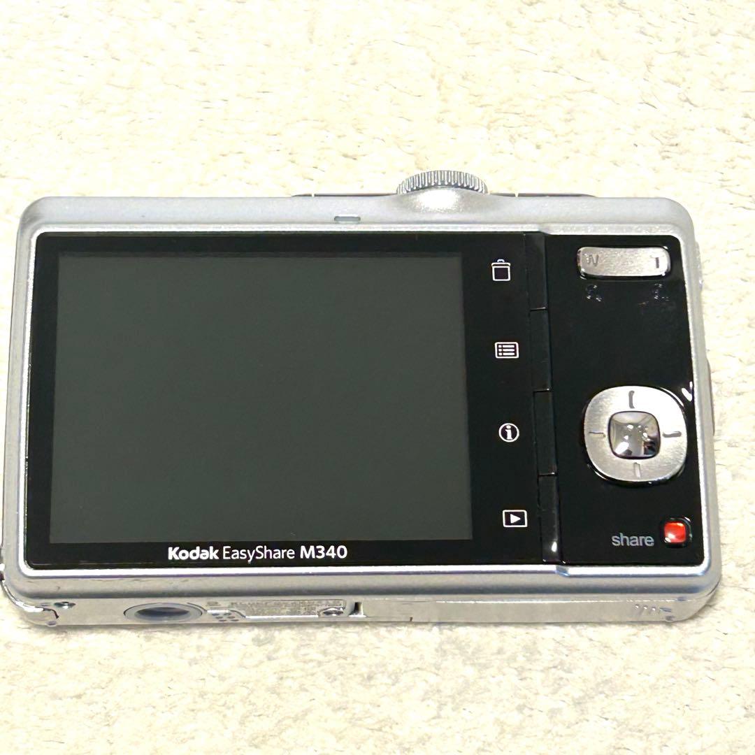 【極美品】コダック Easyshare M340 シルバー コンデジ デジカメ