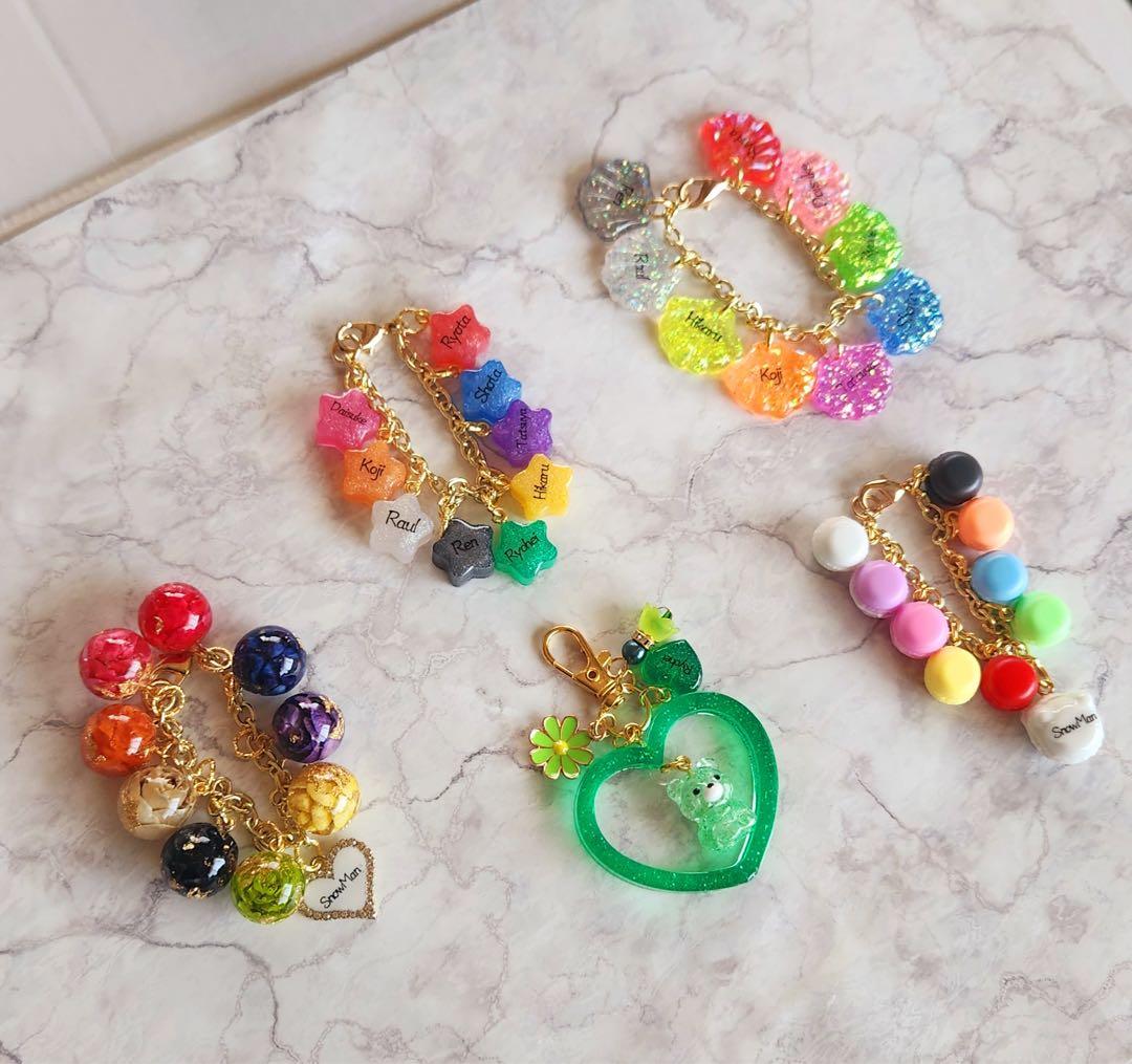 なお　タマラック球体キーホルダー　Man 箱推し