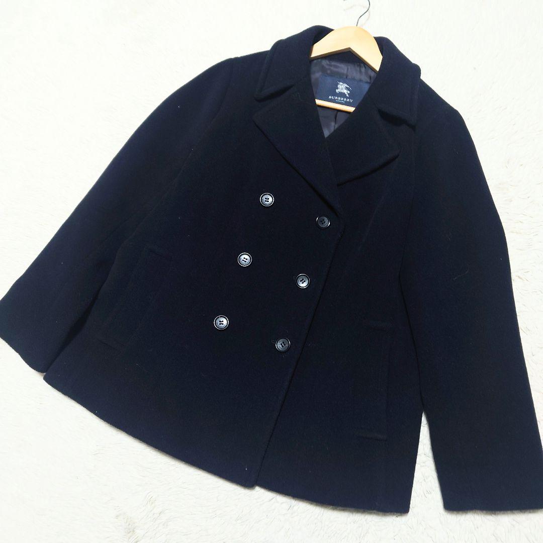 【希少サイズ】バーバリーロンドン Pコート 刻印ボタン XXL ノバチェック