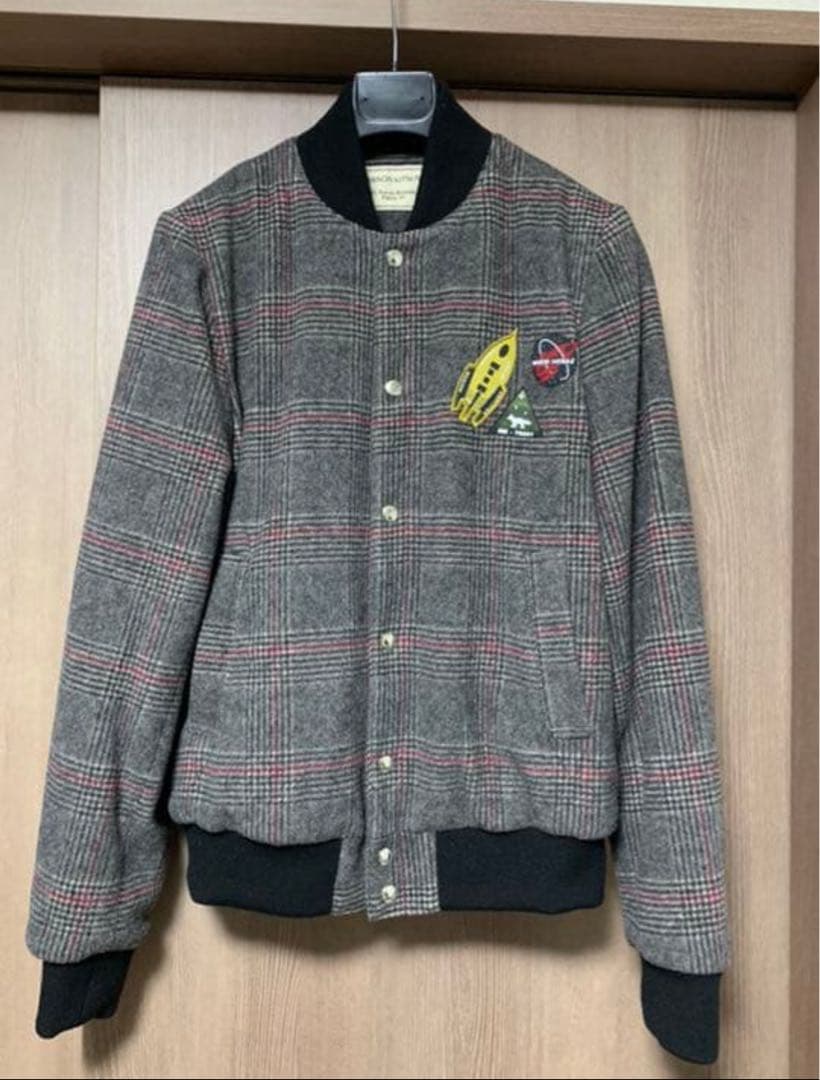 メゾンキツネ 18AW CHECK WOOLEN TEDDY Sサイズ