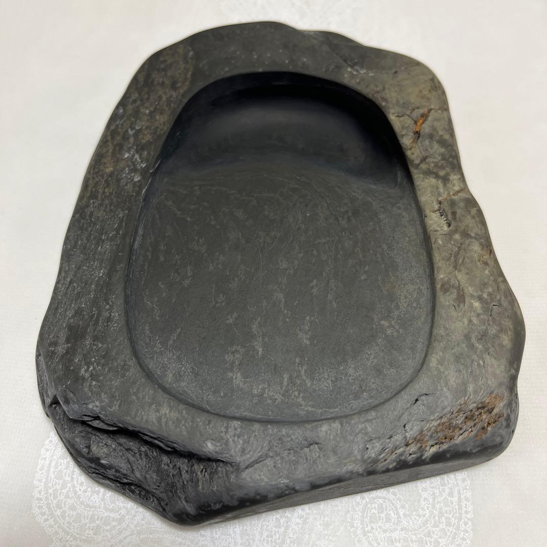 高島虎斑石硯⑤
