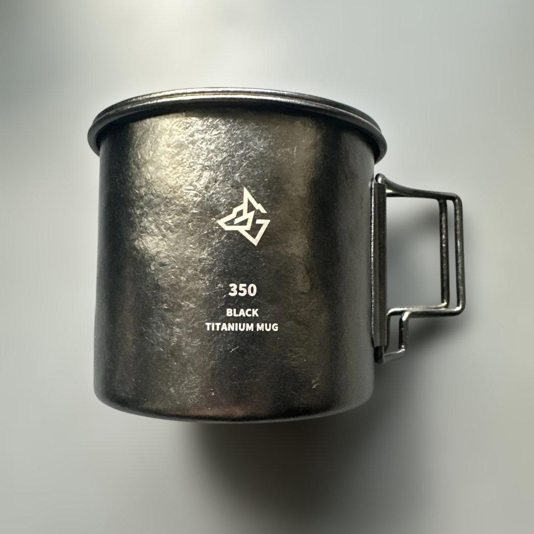 希少 BLACKISHGEAR（ブラキッシュギア） チタン マグ ブラック