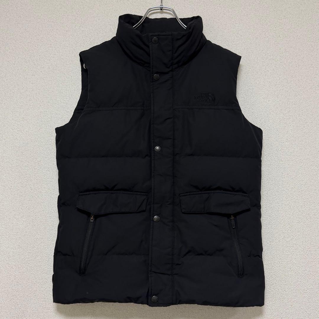 ノースフェイス ダウンベスト 海外限定 ブラック メンズ Mサイズ