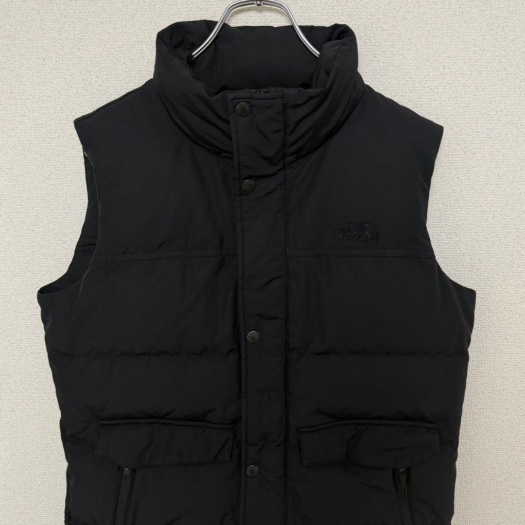 ノースフェイス ダウンベスト 海外限定 ブラック メンズ Mサイズ