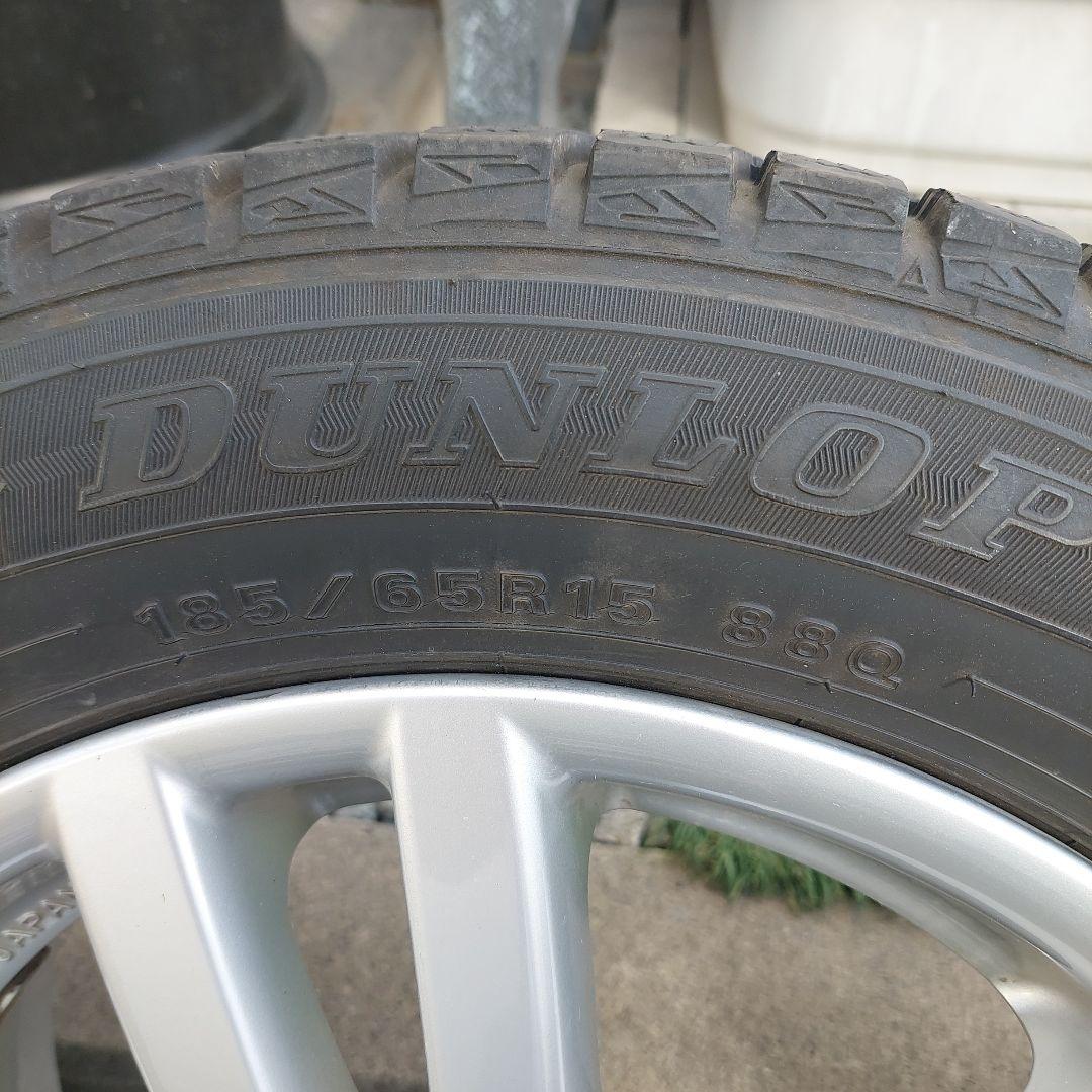 ホイール付きスタッドレスタイヤ4本セット185/65R15 PCD100 5H