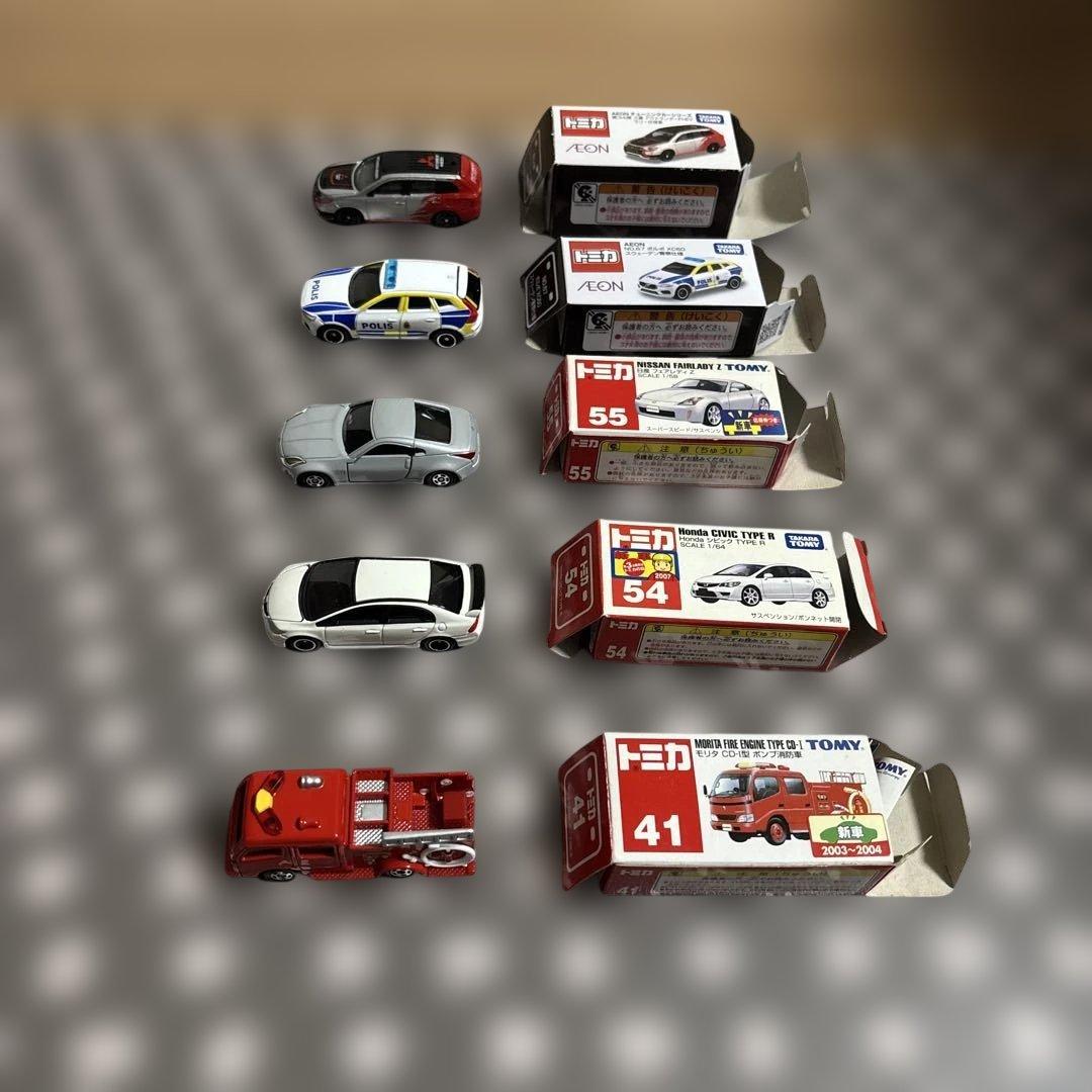 トミカ22個セット(AEON7個、ミュージアム3個、江ノ電バス1個、新幹線3個)