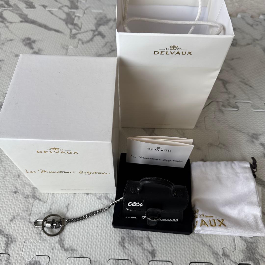 DELVAUX デルボー　　チャーム　ブリヨン　ボックスカーフ　新品未使用