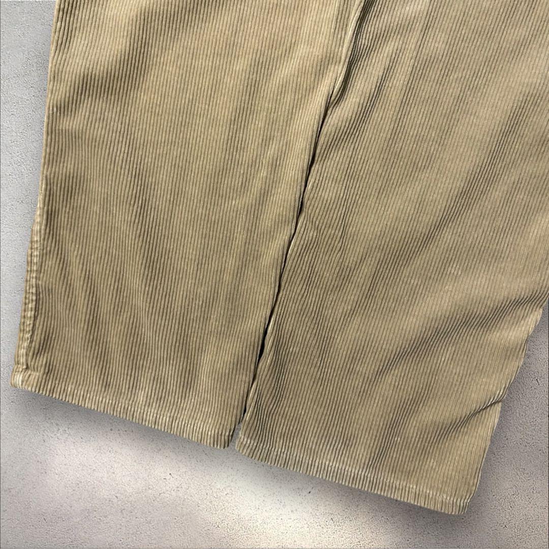 USA製90sラルフローレン太畝コーデュロイパンツW33スクエアタグアンドリュー