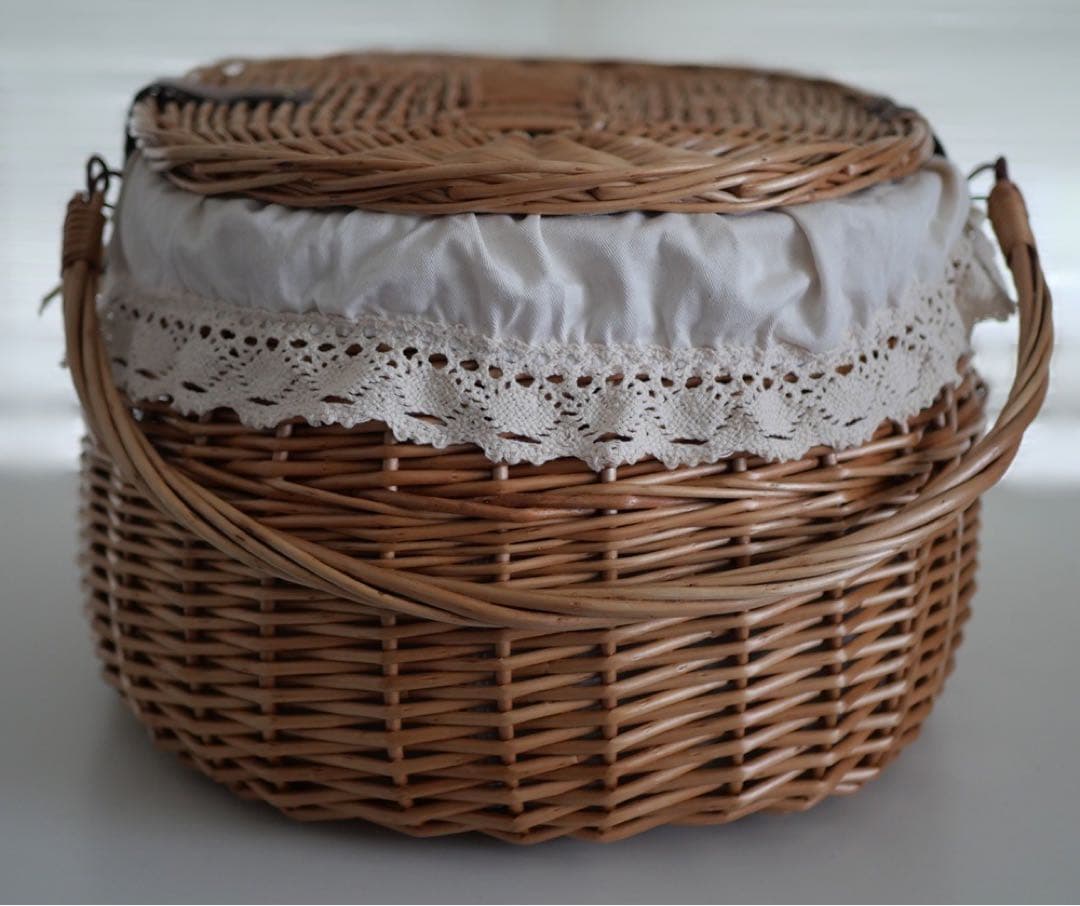 ハンドル付きかごバスケット