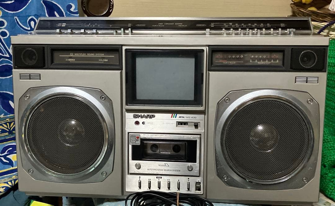 ⭕️マミ⭕️様と商談中Sharp tvSearcherラジカセットテレビ