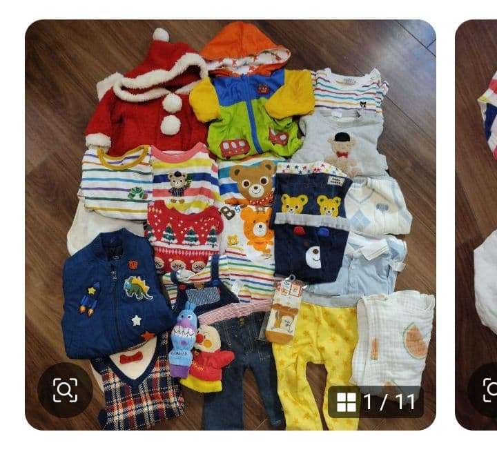 ★３セット　ミキハウス　ホットビスケッツ ロンTパンツ　Tシャツ　80