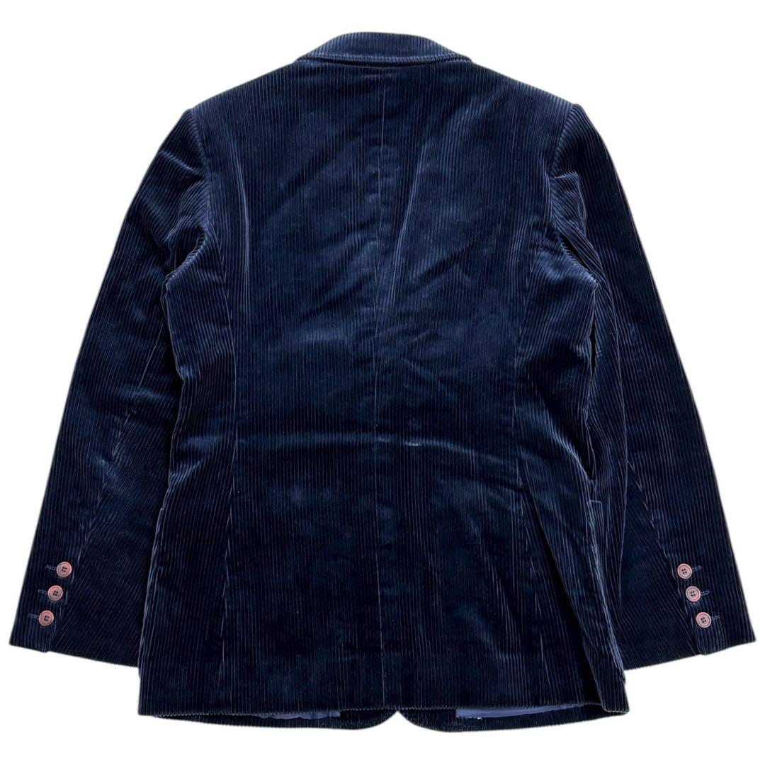 イヴ・サンローラン コーデュロイジャケット テーラードジャケット M ネイビー