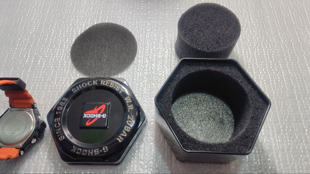 美品 G-SHOCK GA-1000 グラビティマスター アナデジ オレンジ