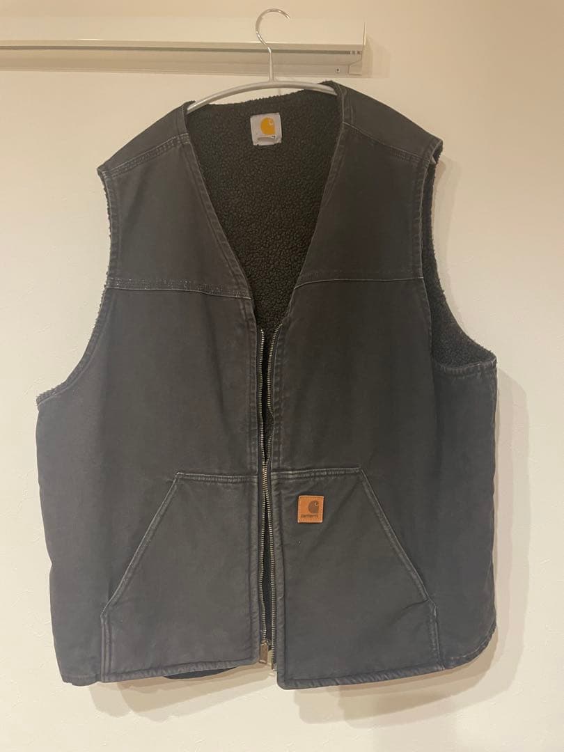 でかすけCarhartt ダックベスト ブラック　2XL