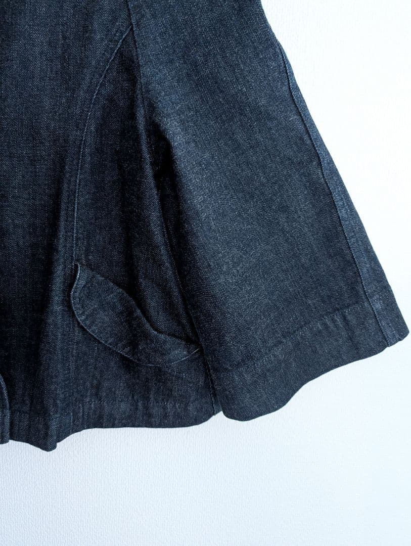 児島デニム（岡山デニム）　ラグラン袖　デニムポンチョ/デニムジャケット