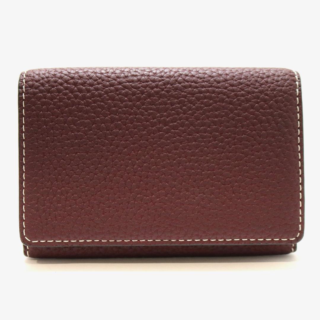 【未使用級】ボナベンチュラ スリープ付き ビジネスカードケース シュリンクレザー