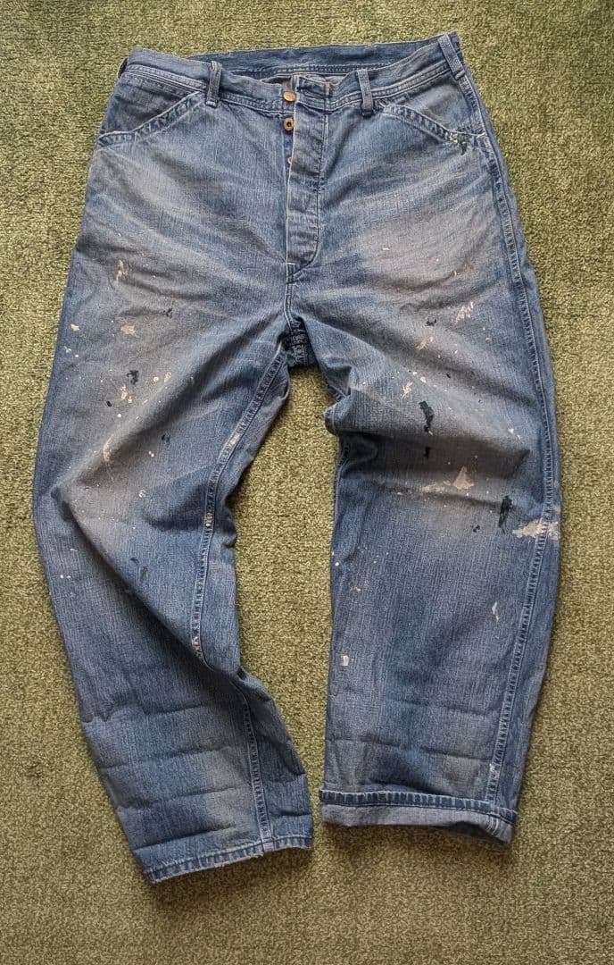 Lee ペインターパンツ デニムブルー