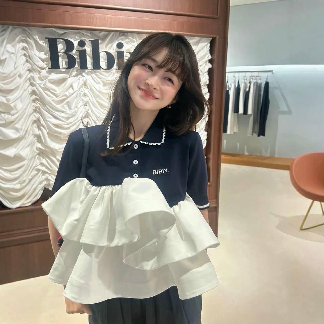 トップス Bibiy ROSIEPEPURAMUTOP