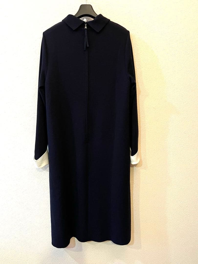 FOXEY ニットdress eternity 長袖 ひざ丈ワンピース　40