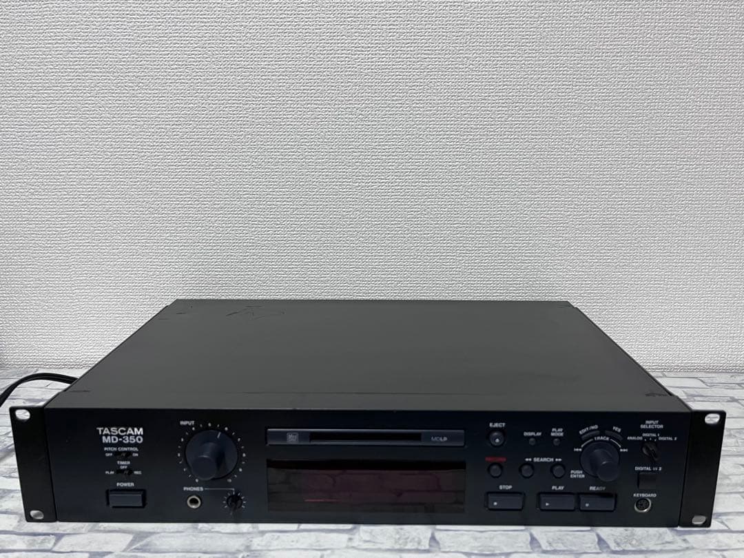 稼働品　TASCAM MDレコーダー MD350