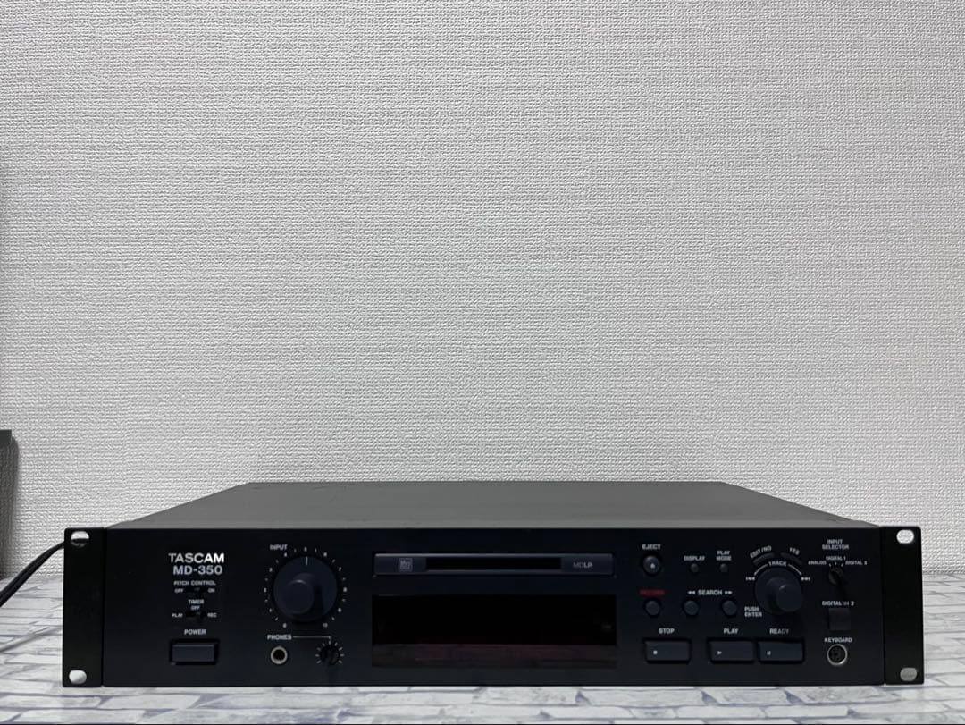 稼働品　TASCAM MDレコーダー MD350