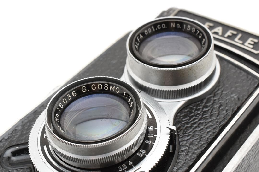 #306★稀少品★ ALFAFLEX 二眼レフカメラ