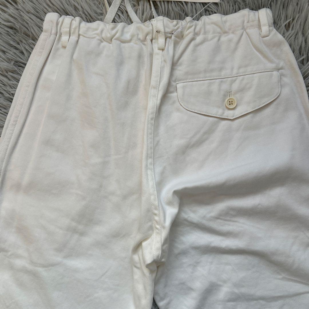 【新品】ゴーシュ カツラギテーパードパンツ ホワイト 2サイズ 22年モデル