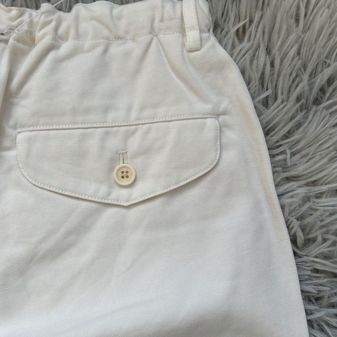 【新品】ゴーシュ カツラギテーパードパンツ ホワイト 2サイズ 22年モデル