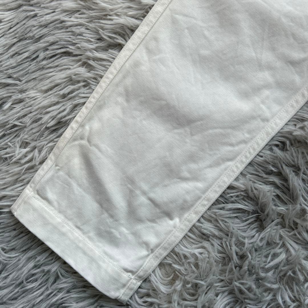 【新品】ゴーシュ カツラギテーパードパンツ ホワイト 2サイズ 22年モデル