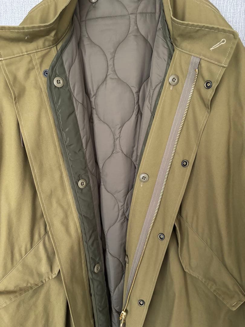 EDIFICE M-65モッズコート　カーキ