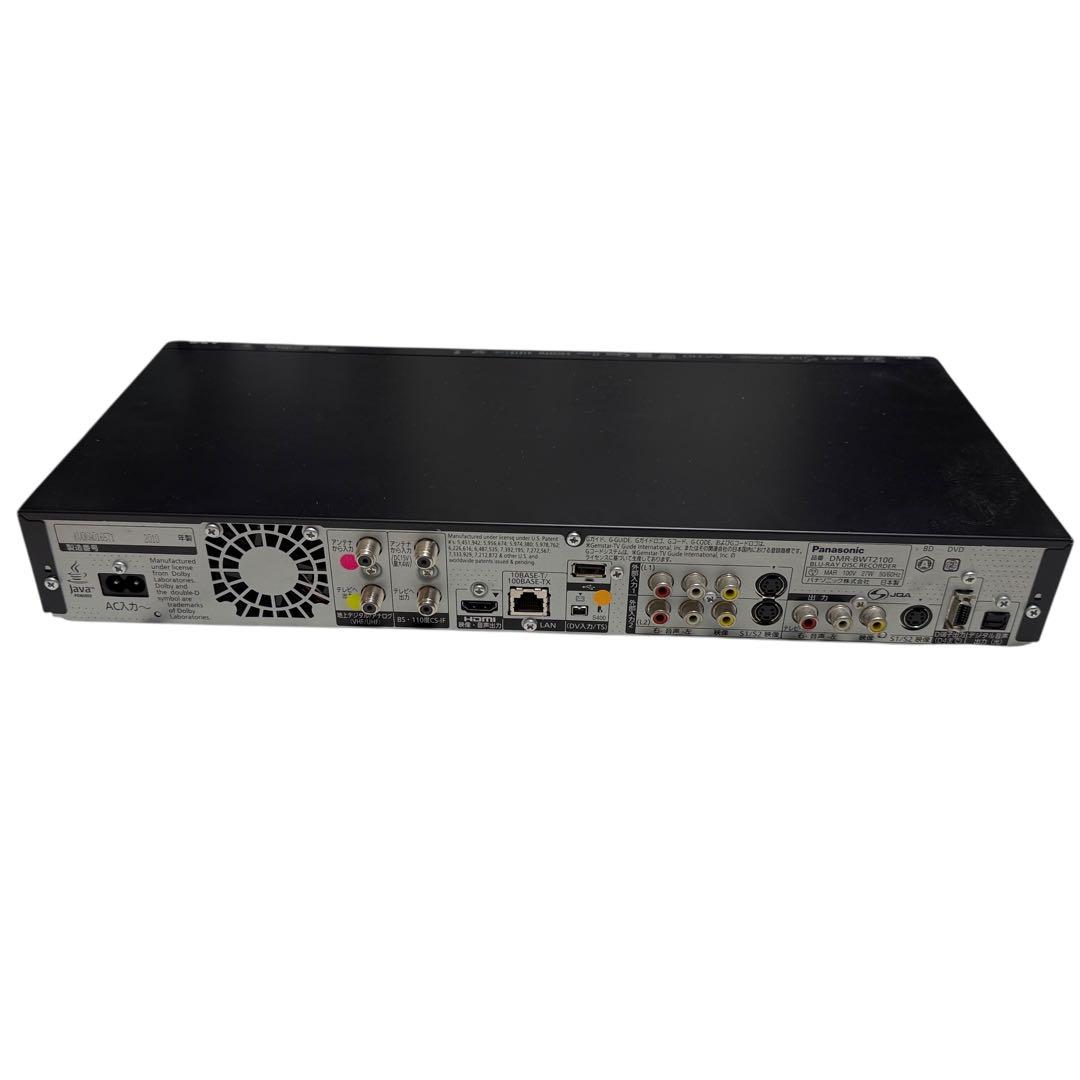 パナソニック 2番組同時録画 ブルーレイレコーダー DMR-BWT2100