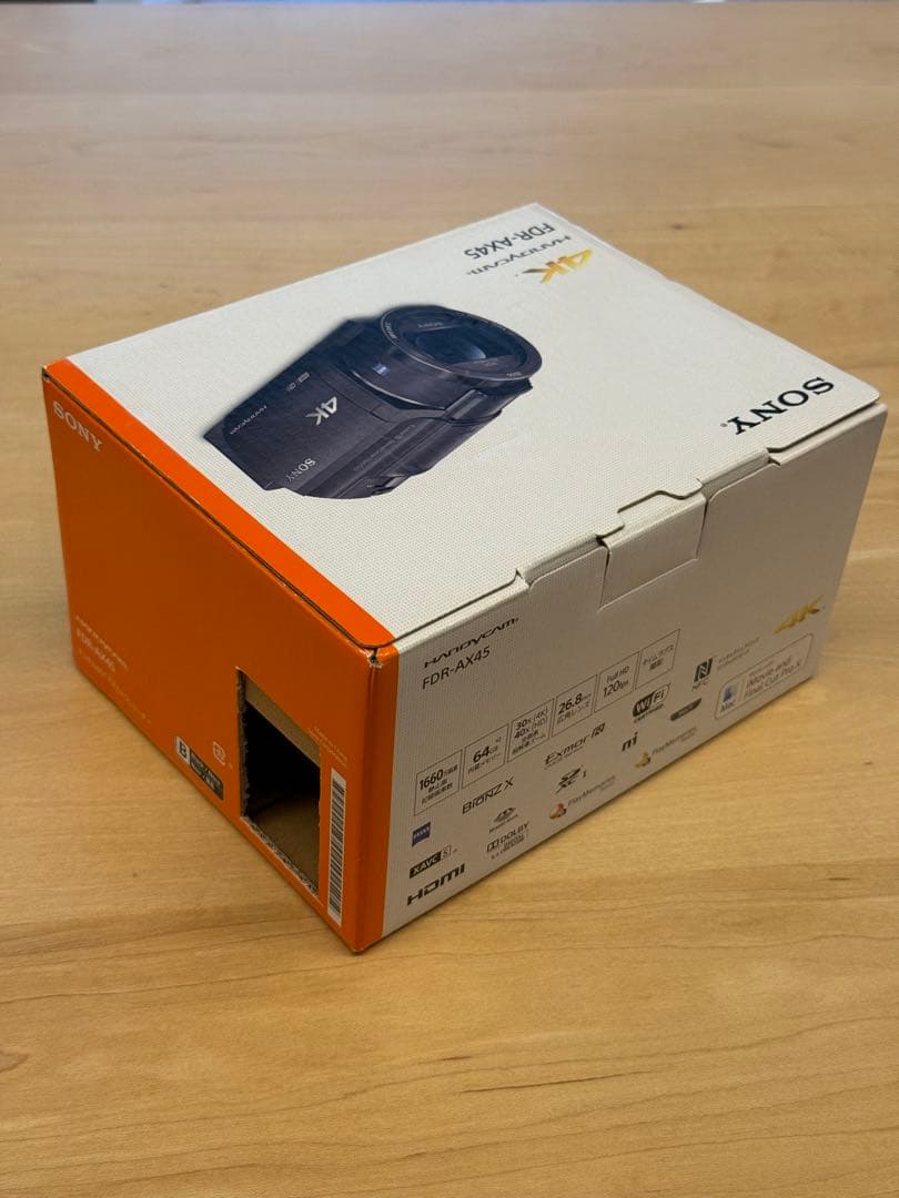 美品　SONY FDR-AX45 4Kビデオカメラ 本体