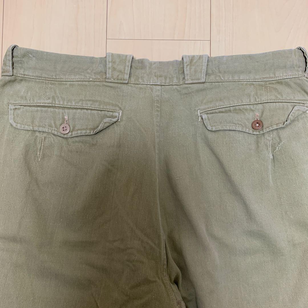 フランス軍 実物 M52チノ サイズ14 1950s 後期型