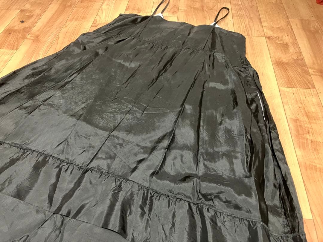 mina perhonen ドレス　ノースリーブワンピース　レース　黒