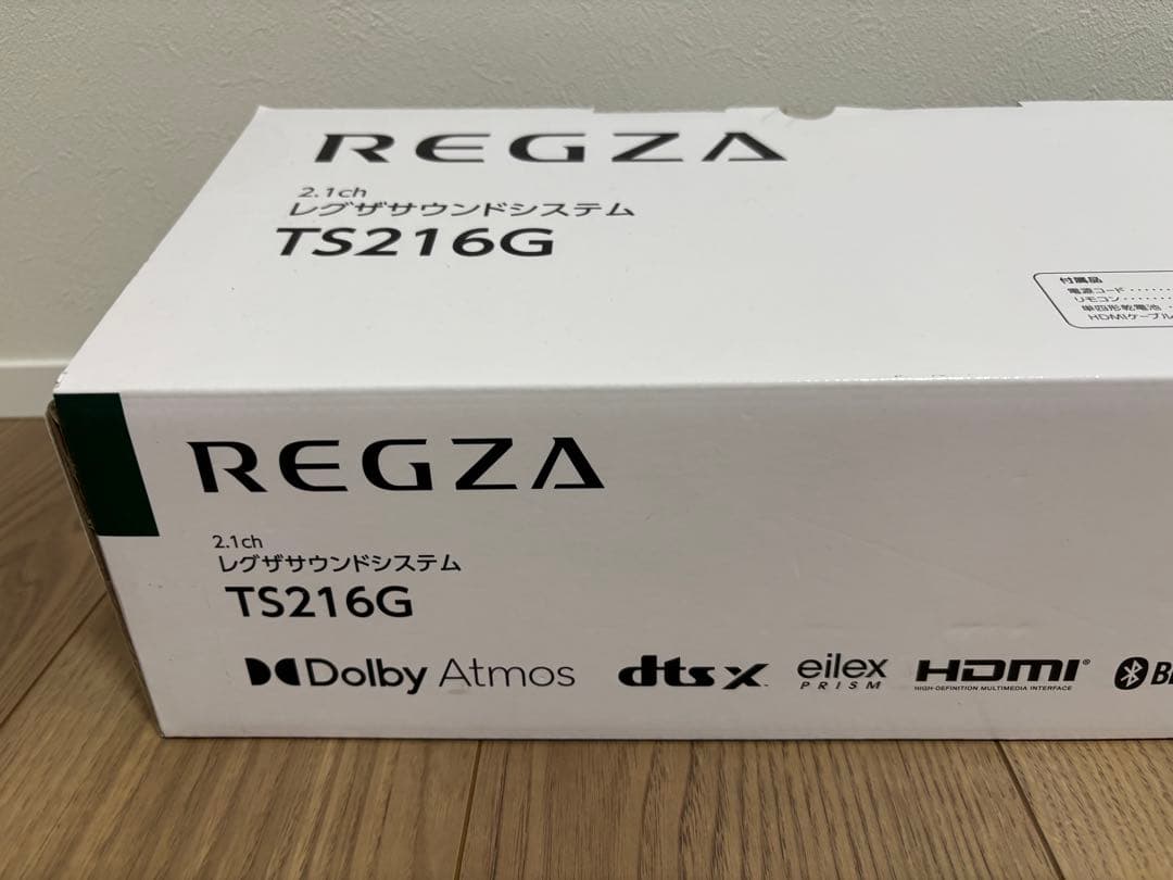 REGZA TS216G サウンドバー 2024年製 レグザ サウンドシステム