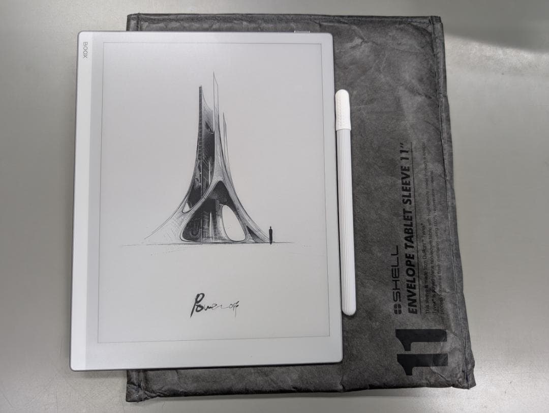 BOOX Go 10.3 薄型電子ペーパータブレット　美品　ケース付き