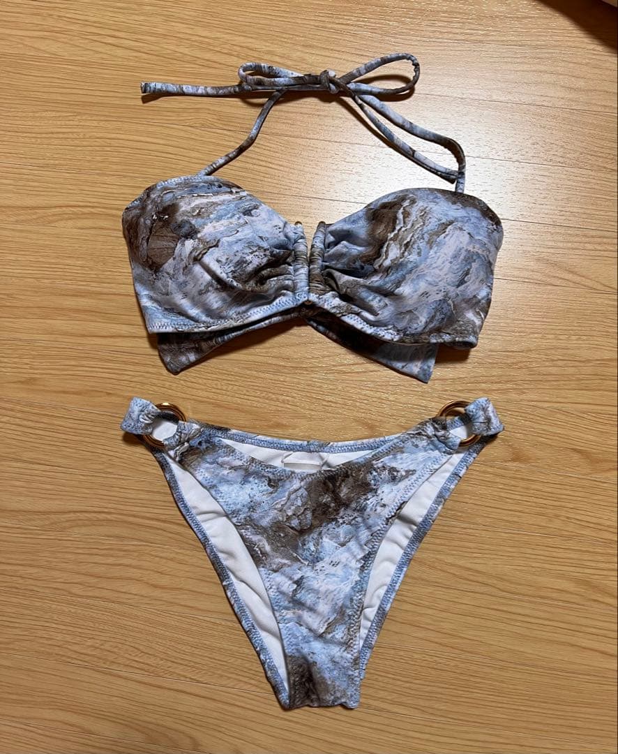 ALENCY アレンシー　Vバンドゥビキニ　大理石